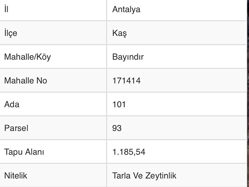 Tayman'dan kaş'ta şahane deniz manzaralı i̇marlı arsa