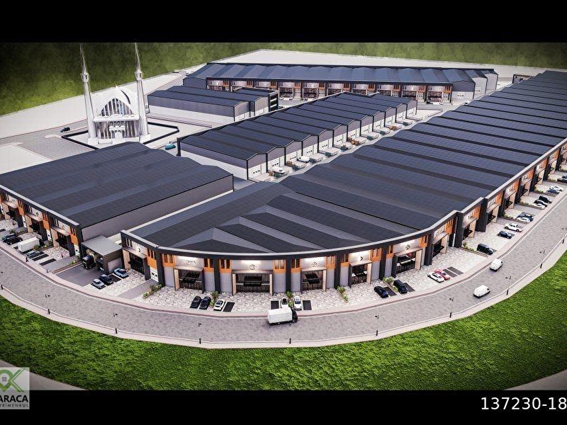 Karaca'dan zümer 1 sanayi sitesinde ki̇ralik 1.000 m2 fabrika