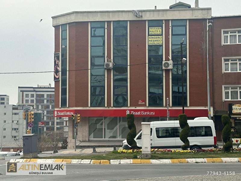 Bağcılar güneşli ana cadde üstünde satılık ofis katı 250 m2