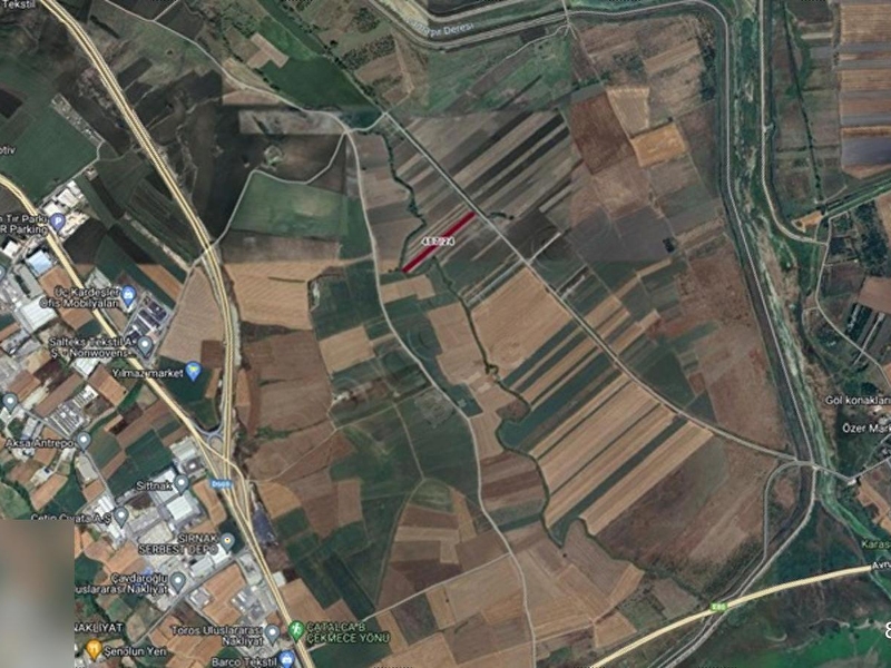 Çatalca ferhatpaşa satilik tek tapu 4062 m2 ana yola yakin
