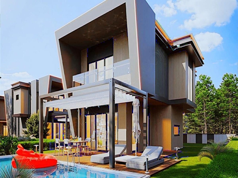 Rota'dan deni̇ze 600mt özel havuzlu vi̇llalar