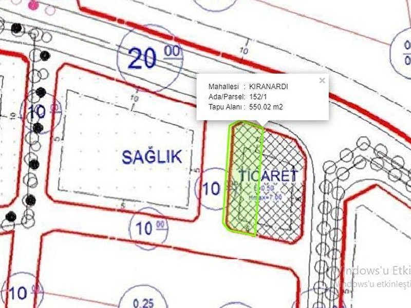 Talas gayri̇menkul'den kiranardinda muhteşem konumda ti̇cari̇ parsel