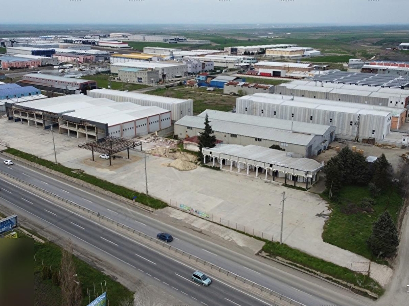 Ergene'de satılık sanayi arsası 5.132 m2 e5 karayolu'na cepheli