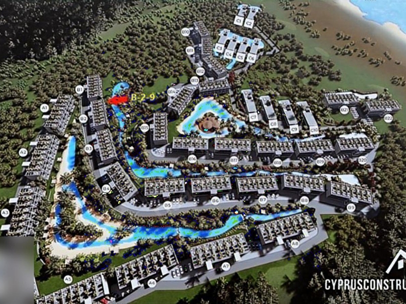 Kuzey kıbrıs, girne, tatlısu'da hawaii homes teras stüdyo
