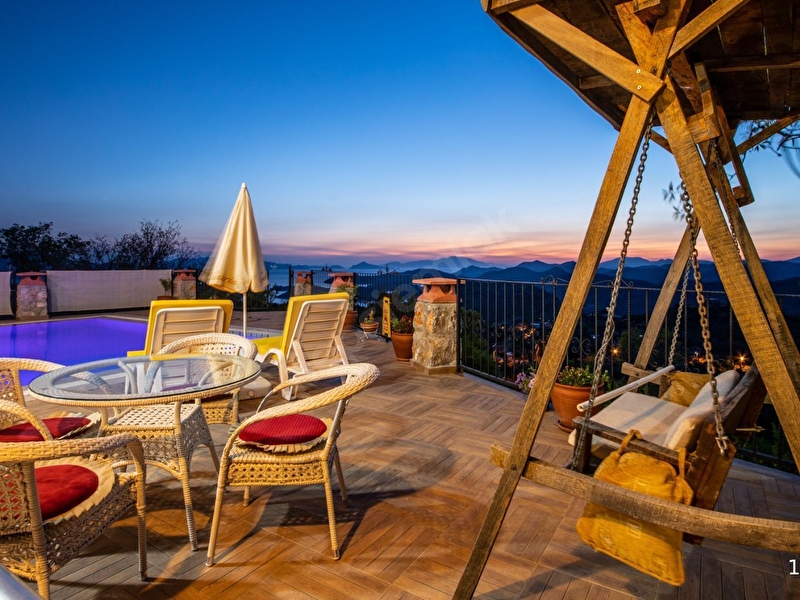 Günlük Kiralık 3 Odalı Villa Muğla Marmaris Söğüt Mahallesi 4 Kişi Kapasiteli