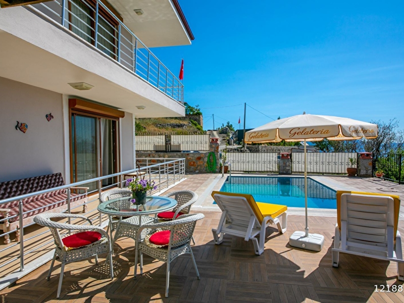 Günlük Kiralık 3 Odalı Villa Muğla Marmaris Söğüt Mahallesi 4 Kişi Kapasiteli