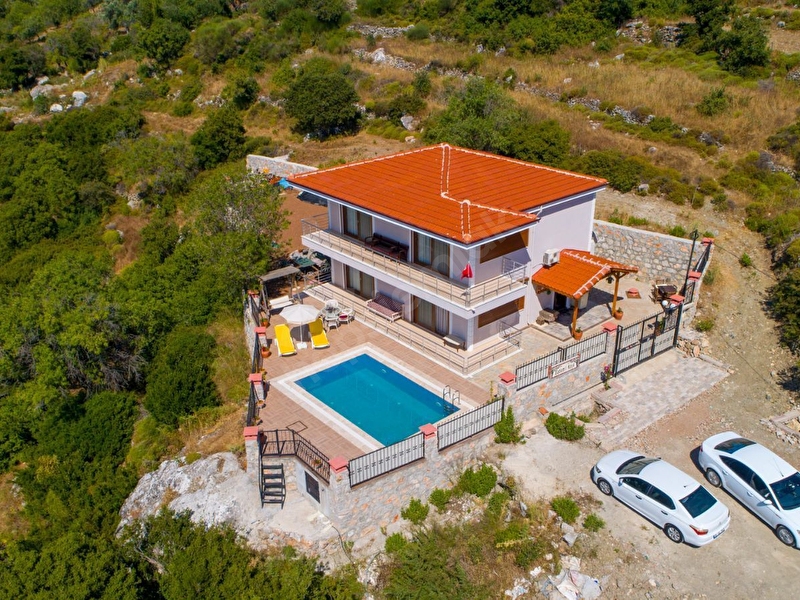 Günlük Kiralık 3 Odalı Villa Muğla Marmaris Söğüt Mahallesi 4 Kişi Kapasiteli