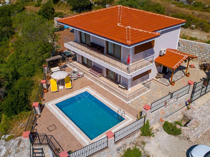 Günlük Kiralık 3 Odalı Villa Muğla Marmaris Söğüt Mahallesi 4 Kişi Kapasiteli