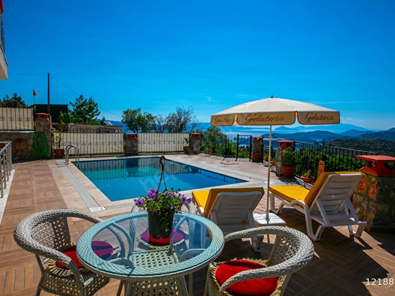 Günlük Kiralık 3 Odalı Villa Muğla Marmaris Söğüt Mahallesi 4 Kişi Kapasiteli