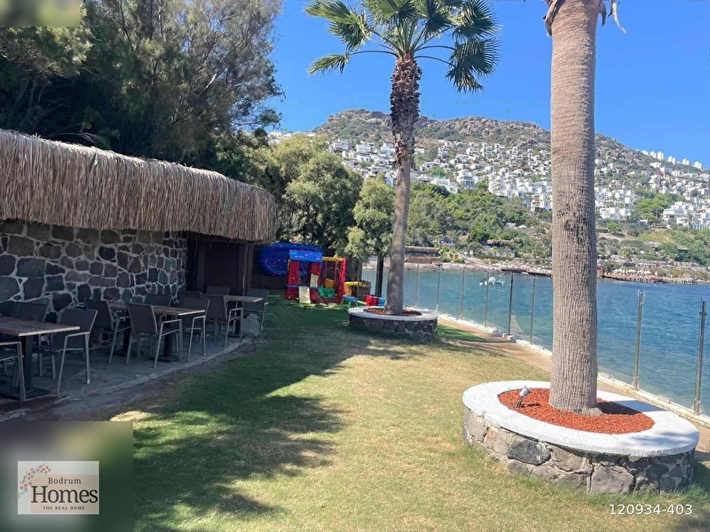 Gündoğan plajlı güvenlikli harika peyzajlı sitede 2+1