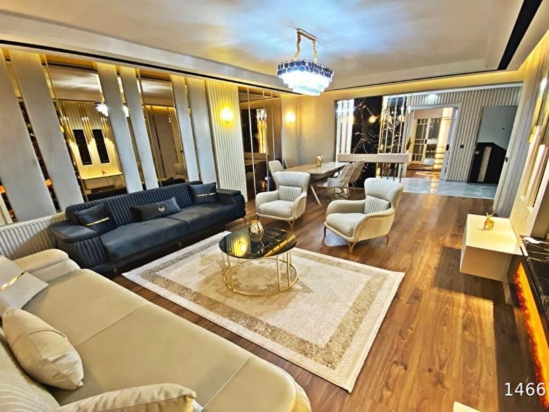 New vision'dan full eşyali satilik 4+1 si̇te dai̇resi̇ 200m2 ön cephe aci̇l !