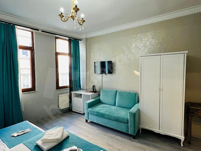 Günlük Kiralık 1 Odalı Daire İstanbul Beyoğlu Gümüşsuyu Mahallesi 2 Kişi Kapasiteli