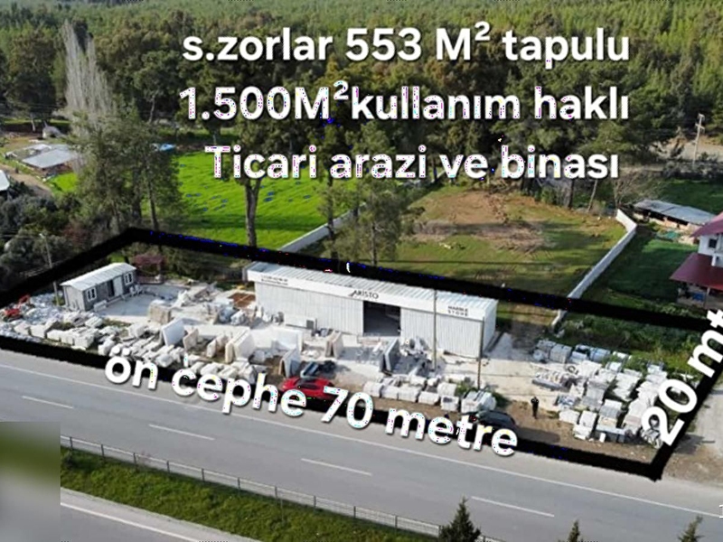 Fethi̇ye seydi̇kemer antalya anayol üzeri̇ ti̇cari̇ arazi̇ ve i̇şletme