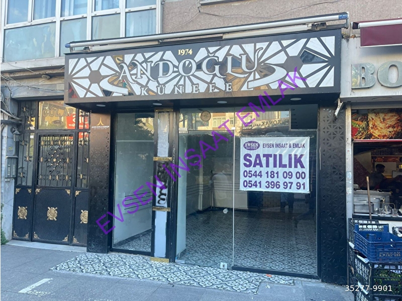 Evsen i̇nşaat'tan 096 kuvayi̇ mi̇lli̇ye caddesi̇nde düz gi̇ri̇ş 39m² ön cephe wc'li̇ mutfakli dükkan