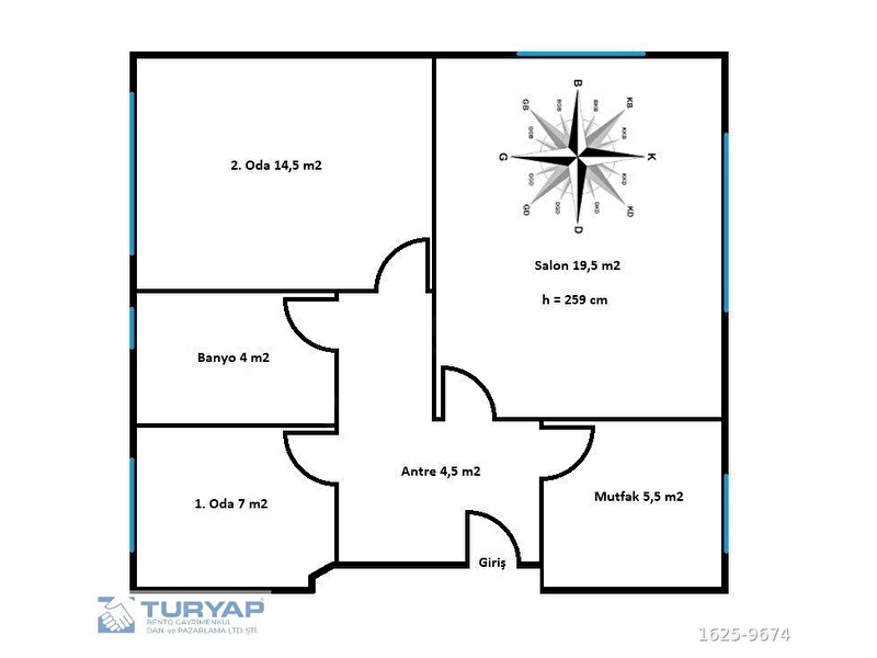 Mecidiyeköy'de Yüksek Giriş Kombili 2+1 Satılık Daire