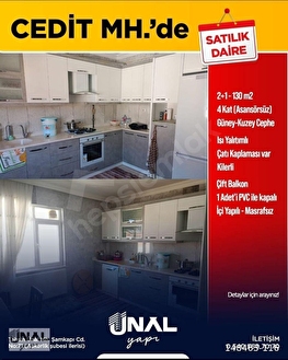 CEDİT MAHALLESİNDE 130 M2 2+1 4.KAT SATILIK DAİRE - Görsel 2