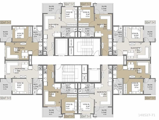 ÜNİVERSİTE YANI YERDEN ISITMA FIRSAT DAİRE - Görsel 5
