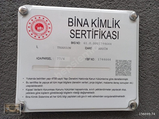 ARSİN MERKEZ YEŞİLTEPE MAH SATILIK 2+1 FISAT DAİRE - Görsel 6