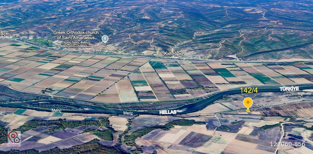Edirne Meriç Kara Yusuflu Meriç Nehri Yanında Satılık Tarla