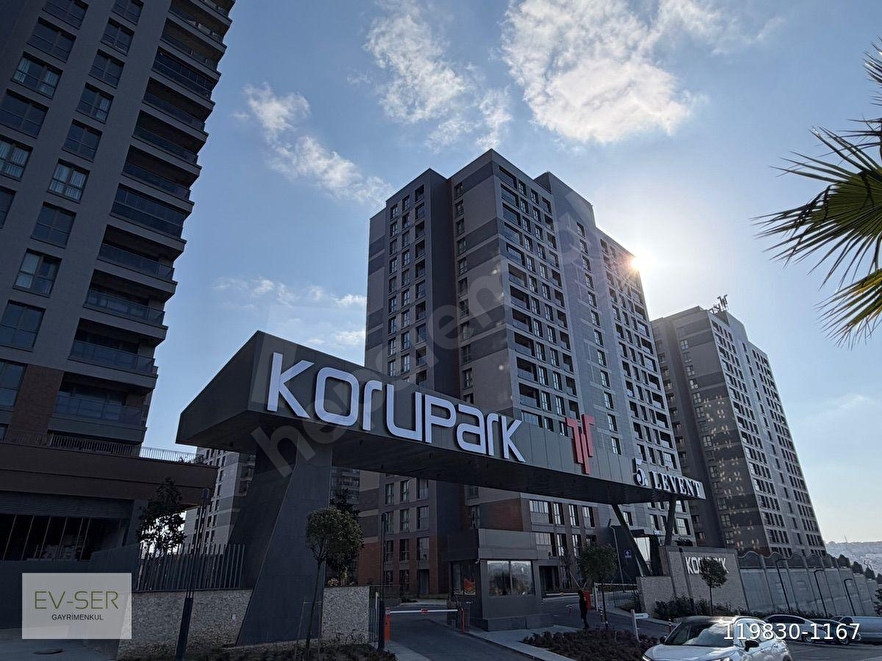 EV-SER’DEN ACİL! 5.LEVENT KORUPARK 3+1  PEYZAJ SATILIK