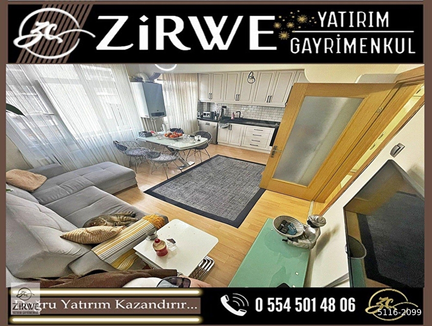 ZİRWE'DEN ŞEHİR HASTANESİ YAKINI ARA KAT BAĞIMSIZ YAPILI 2+1...