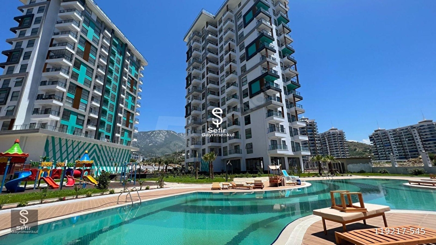 ALANYA MAHMUTLAR'DA SATILIK 1+1 FUL AKTİVİTELİ DAİRE