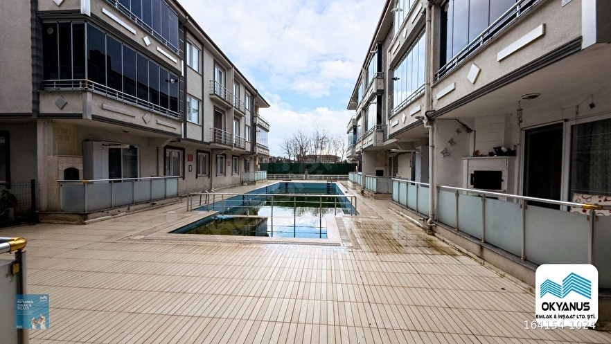 HAVUZLU SİTE İÇERİSİNDE HAVUZ CEPHE SATILIK FIRSAT DAİRE