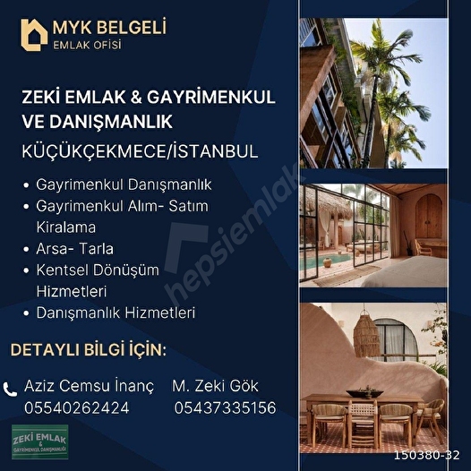 ZEKİ EMLÂK'TAN SATILIK 280m2