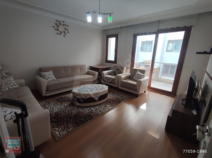 izmir karşıyaka nergiz'de satılık full eşyalı satılık d.gazlı süper daire