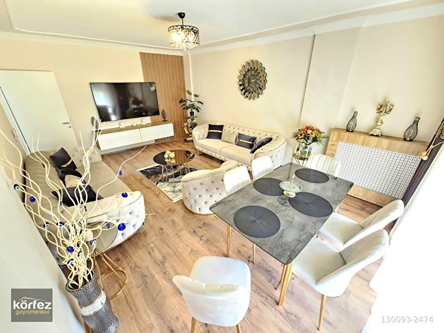 AKÇAY KÖRFEZ'DEN SATILIK ÖZEL TASARIM FULL EŞYALI ULTRA LÜX 3+1 DAİRE