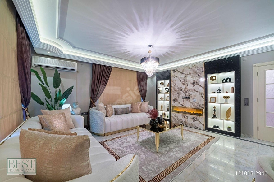 ALANYA/MAHMUTLAR'DA ULTRA LÜKS BAKIMLI 2+1 SATILIK DAİRE