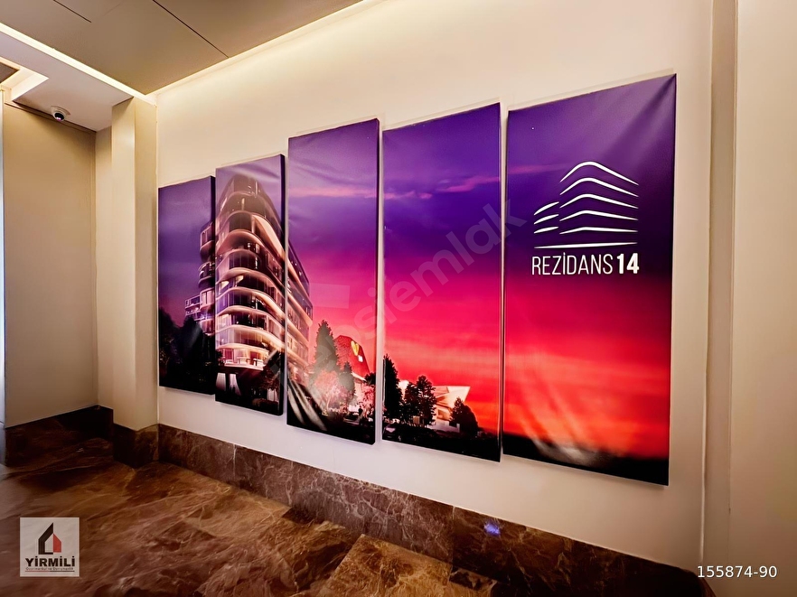 Rezidans 14'te Eşyalı Satılık 1+1