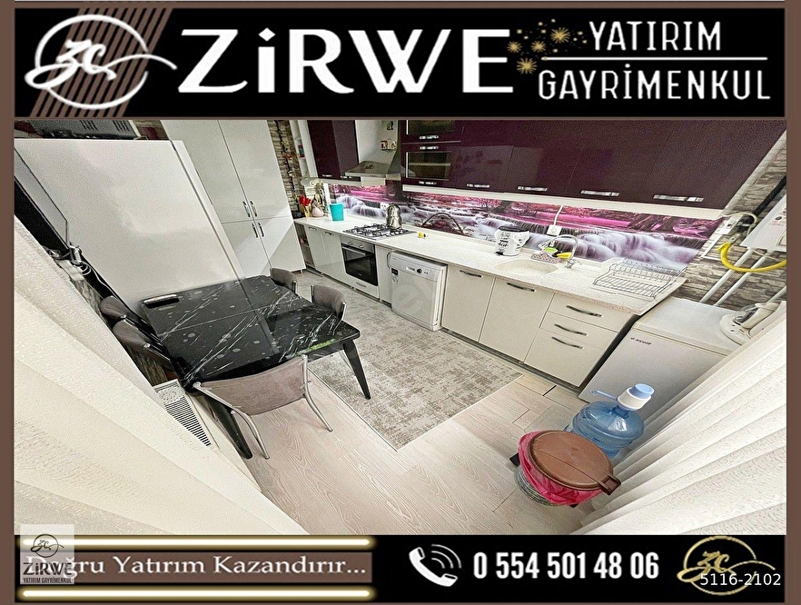 ZİRWE'DEN MURAT ÇOBANOĞLU CAD. YAKINI ARA KAT YAPILI 3+1 DAİRE..