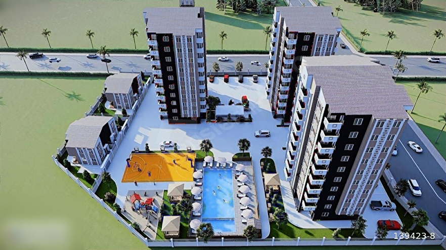 ÇUKUROVA ESENTEPE'DE SATILIK LÜKS 3+1 PROJEDEN DAİRE