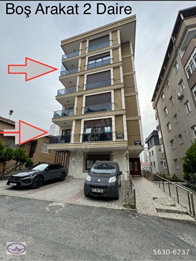 *Boş* İskanlı Yeni Bina Katta Tek 2 banyolu asansörlü otoparklı balkonlu 3+1