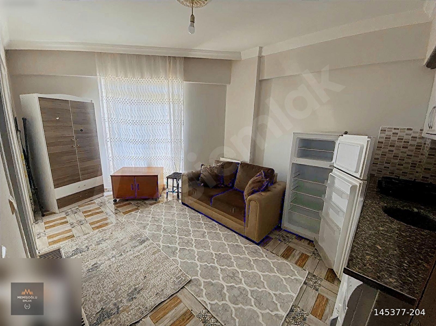 MEMİŞOĞLU EMLAK'TAN SATILIK 2.KAT 1+1 EŞYALI APART