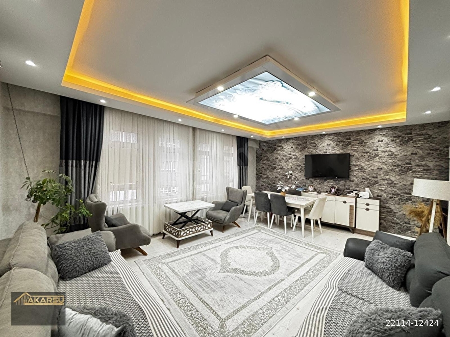 AKARSU EMLAK’TAN ÖVEÇLER’DE MERKEZİ KONUMDA LÜKS YAPILI 3+1 ÇİFT BALKONLU KAÇIRILMAZ SATILIK DAİRE!!