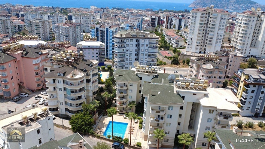 ALANYA CİKCİLLİDE BARAN RESIDENCE EŞYALI 2+1 SATILIK DAİRE