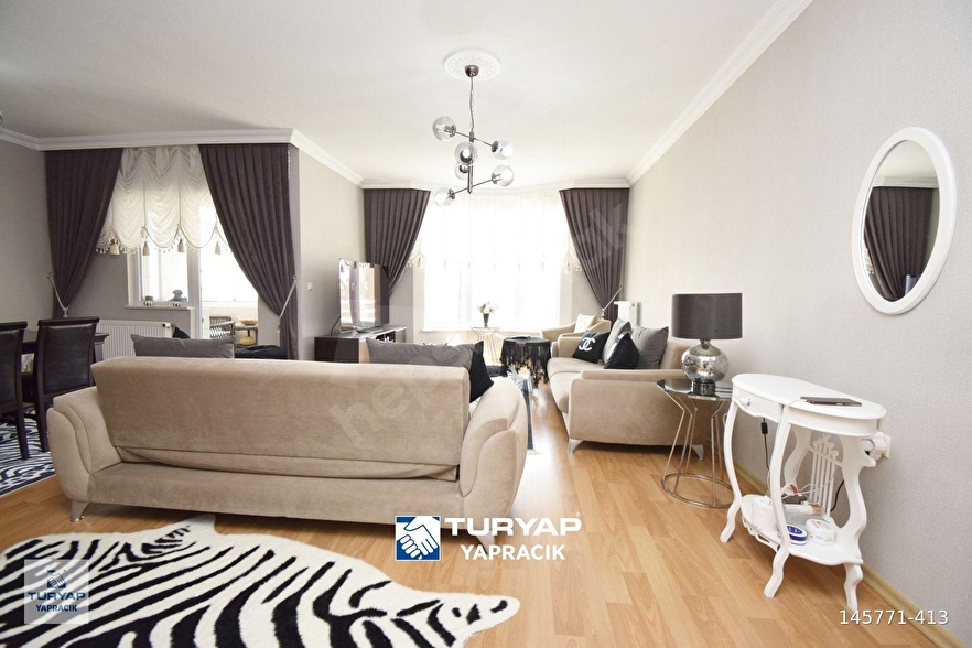 TURYAP YAPRACIK- 7.Bölgede Manzaralı Güney Cep. Yapılı 4+1 Daire