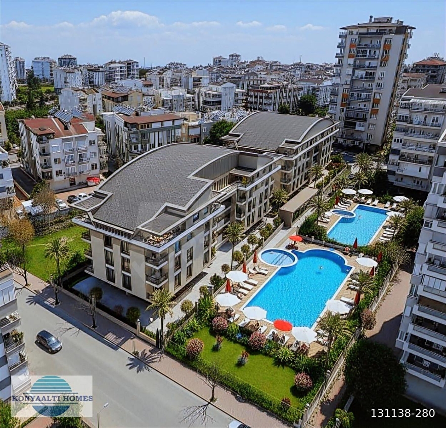 KONYAALTINDA ULTRA LÜX AKILLI EV SİSTEMİ DAİRELER %50 PEŞİN KALAN TAKSİTLİ KAPALI OTOPARKLI HAVUZLU