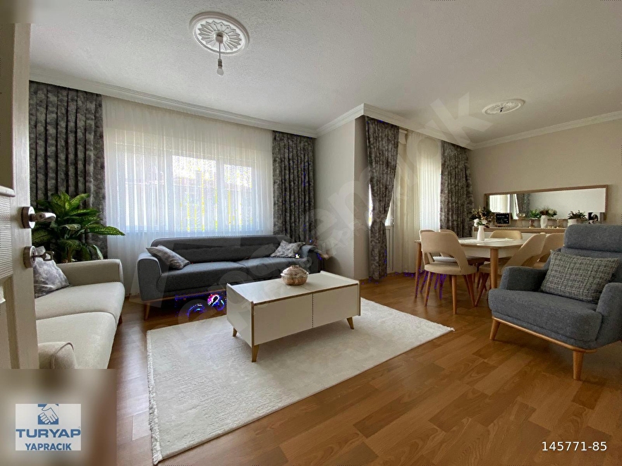 TURYAP YAPRACIK - 7.Bölge Katta Yapılı Y Proje 137m² Satılık 3+1