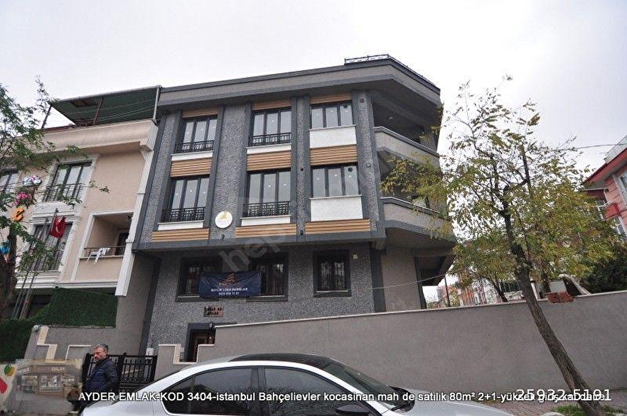 istanbul Bahçelievler kocasinan mah de satılık 80m² 2+1-yüksek giriş.kat daire