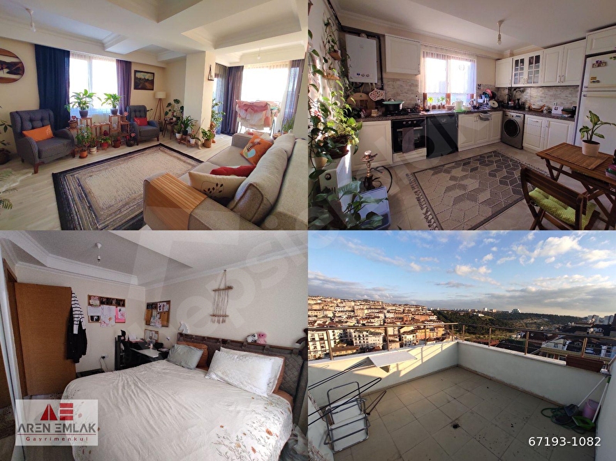 AREN EMLAK | İçerenköy'de Emsalsiz Mutfaklı iskanlı yeni binada Seyir Teraslı Muhteşem Dublex daire