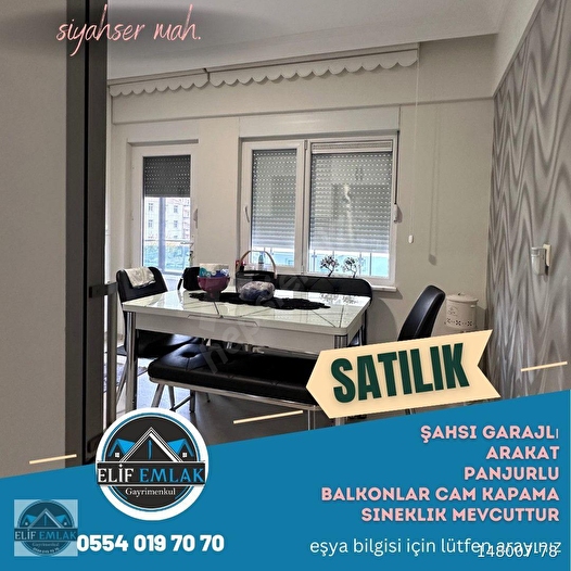⚜ŞAHSİ GARAJLI ARAKAT PANJURLU SATILIK DAİRE⚜