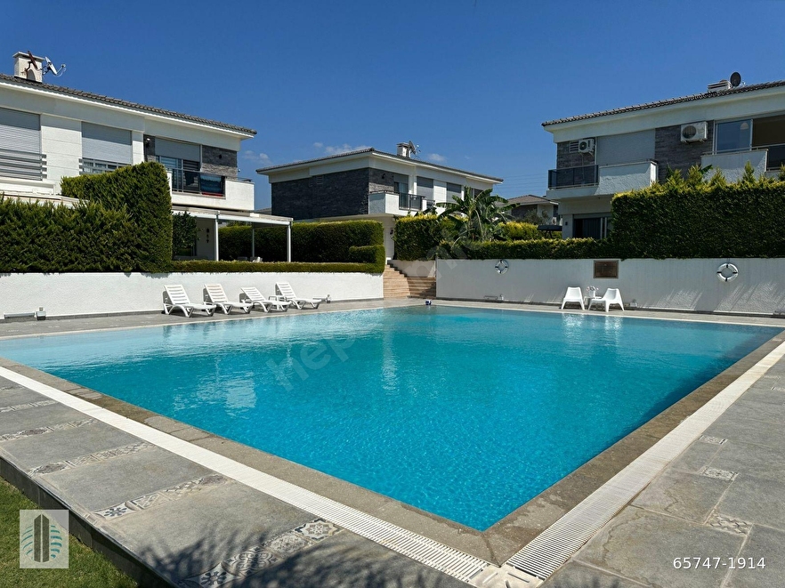 (K1914) Havuzlu site, köşe konum, bağımsız bahçe, dubleks villa