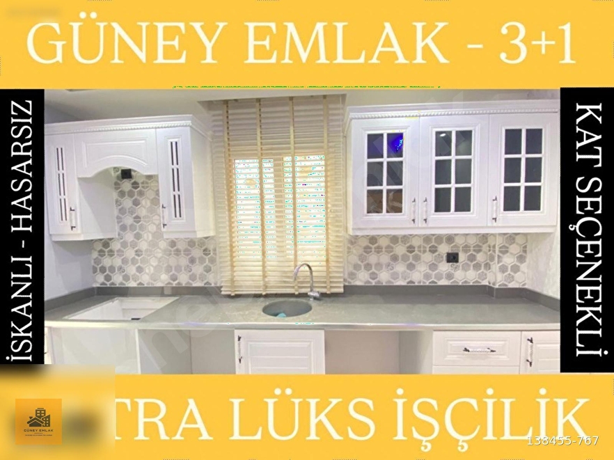 GÜNEY EMLAK'DAN-*- BU FİYATA SON DAİRE-*-ÖZEL İŞÇİLİKLİ-*-