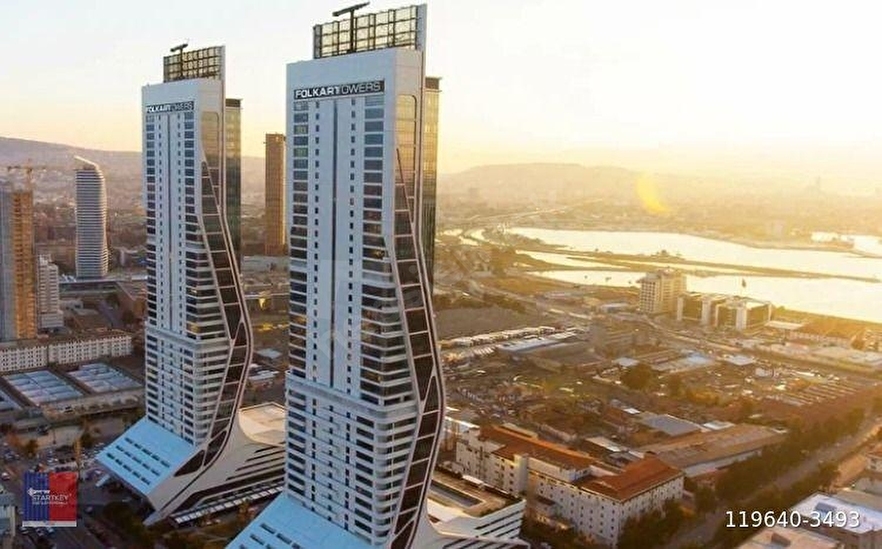 Bayraklı Folkart Towers A 2+1 Deniz Cepheli Rezidans Daire